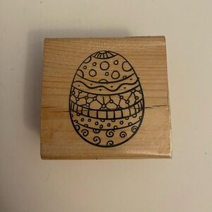 Craft Smart Easter Egg rubber stamp
